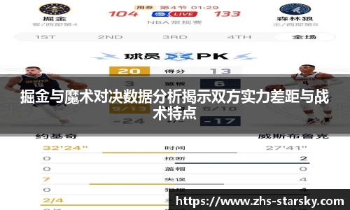 掘金与魔术对决数据分析揭示双方实力差距与战术特点