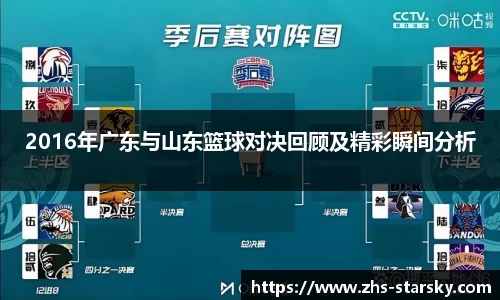 2016年广东与山东篮球对决回顾及精彩瞬间分析